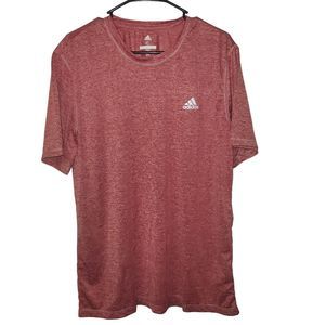 Adidas Logo Red Climalite‎ Golf Crew Neck Shirt Men's Size XL